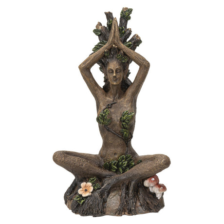 6.5" Ent Tree Lady Yoga Polyresin Statue - Magick Magick.com