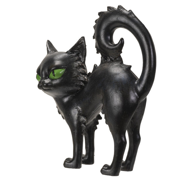 8.2" Black Cat Standing Statue - Magick Magick.com