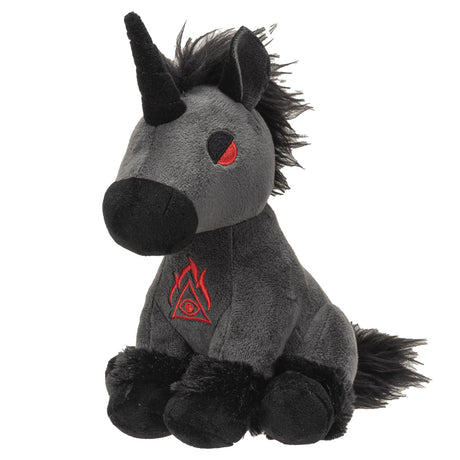 9" Black Unicorn Plush Doll - Magick Magick.com