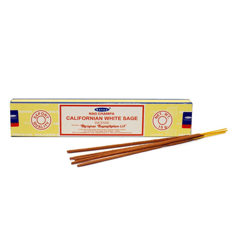 California White Sage Satya Incense Sticks 15 gram - Magick Magick.com