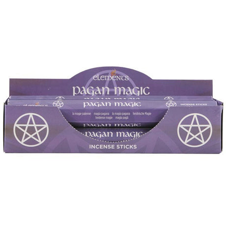 Elements Incense Sticks Display - Pagan Magic (6 Packs of 20 Sticks) - Magick Magick.com