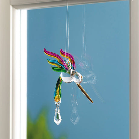 Fantasy Glass - Hummingbird, Tropical - Magick Magick.com