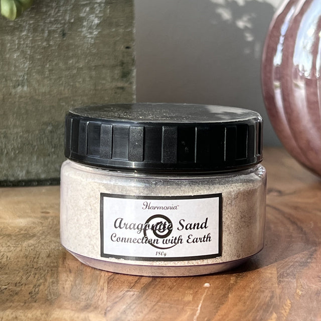 Gemstone Sand Jar 180 gram - Aragonite - Magick Magick.com