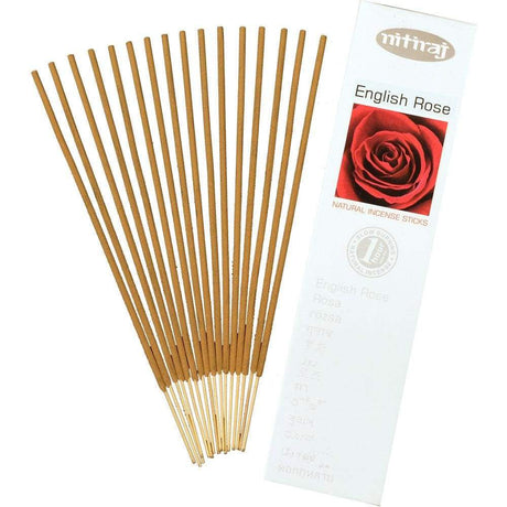 Nitiraj Incense 25 gram - English Rose (Pack of 6) - Magick Magick.com