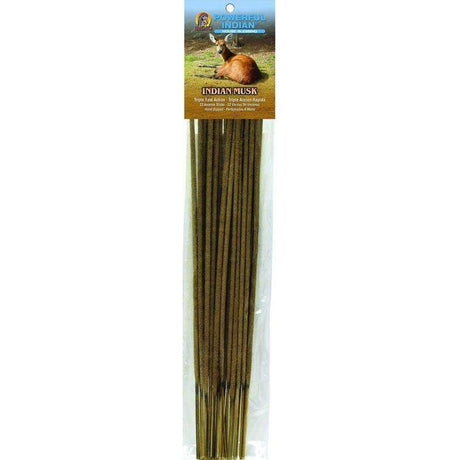 Powerful Indian Incense Sticks 22 Pack - Indian Musk - Magick Magick.com