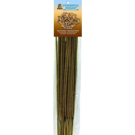 Powerful Indian Incense Sticks 22 Pack - Myrrh - Magick Magick.com