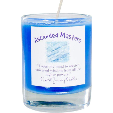 Reiki Charged Soy Herbal Filled Votive Candle - Ascended Masters - Magick Magick.com