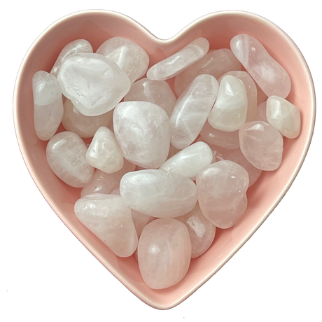 Rose Quartz Tumbled Stone Natural Gemstone - One Stone - Magick Magick.com