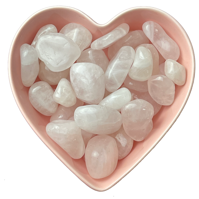 Rose Quartz Tumbled Stone Natural Gemstone - One Stone - Magick Magick.com