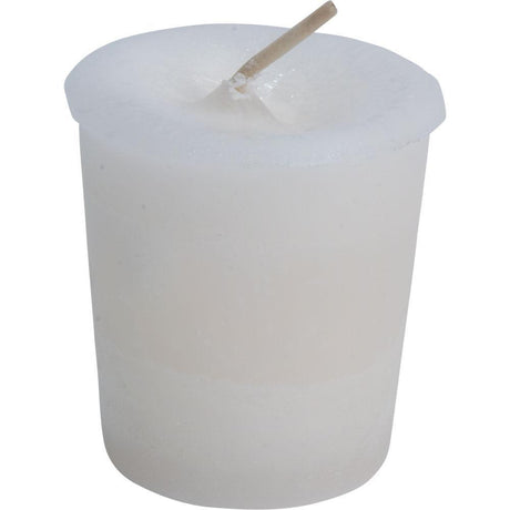 White Sage Herbal Votive Candle - White - Magick Magick.com