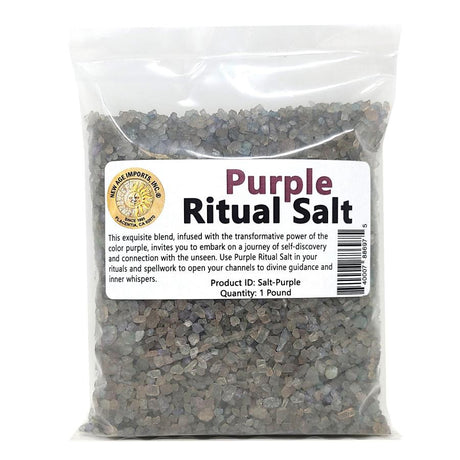 1 lb Ritual Salt - Purple - Magick Magick.com