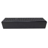 10" Black Finish Wood Incense Box Burner with Storage - Magick Magick.com