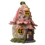 10" Fairy Cottage Statue with LED Light - Magick Magick.com