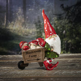 10" Gnome Statue - Gnome Going to the Mushroom Farm - Magick Magick.com