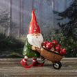 10" Gnome Statue - Gnome Pushing Wheelbarrow - Magick Magick.com