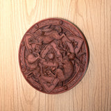 10" Hares Wall Plaque - Magick Magick.com