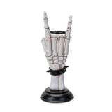 10" Rock On Skeleton Hand Tealight Candle Holder - Magick Magick.com