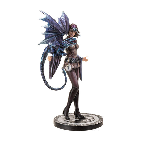 10.25" Anne Stokes Dragon Statue - Dragon Trainer - Magick Magick.com