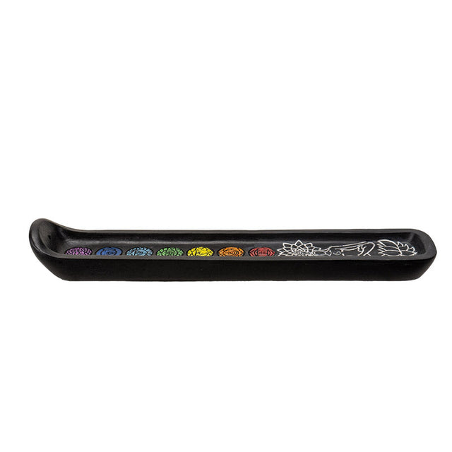 10.25" Seven Chakra Stick Incense Burner - Magick Magick.com