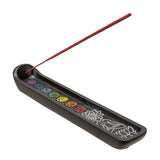 10.25" Seven Chakra Stick Incense Burner - Magick Magick.com