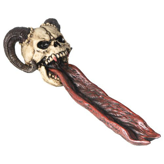 10.5" Horned Ram Skull Stick Incense Burner - Magick Magick.com