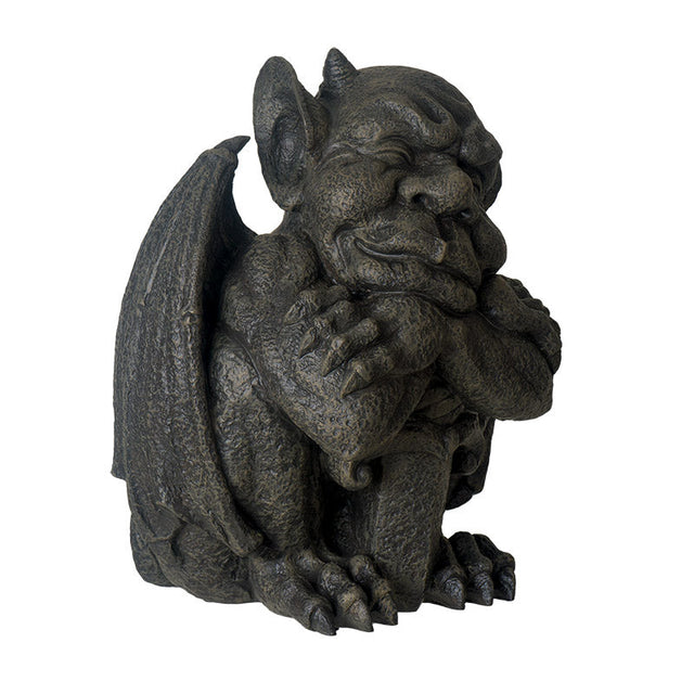 10.5" Resting Gargoyle with Sword Statue - Magick Magick.com