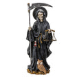 10.5" Santa Muerte Black Statue - Magick Magick.com