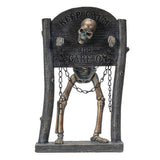 10.5" Skeleton Statue - Pillory - Magick Magick.com