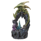 10.6" Dragon Family Statue (LED Light Up) - Magick Magick.com