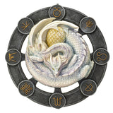 10.75 Anne Stokes Wall Plaque - Ostara Dragon - Magick Magick.com