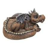 10.8" Dragon Statue Planter - Laying - Magick Magick.com