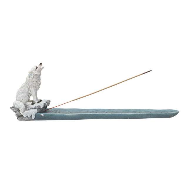 10.8" Wolf Stick Incense Burner - Magick Magick.com