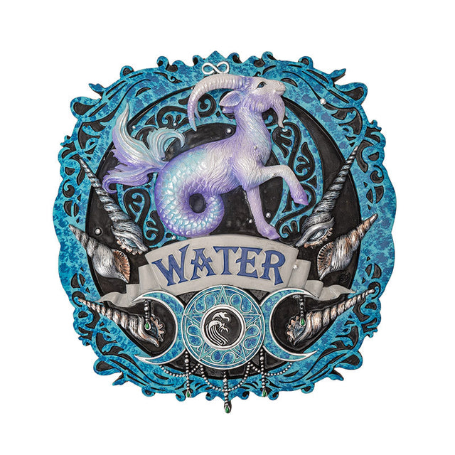 11" Anne Stokes Elements Plaque - Water - Magick Magick.com