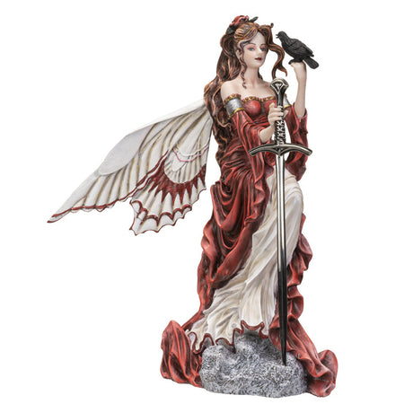 11" Fairy with Raven Statue with Letter Opener - Magick Magick.com