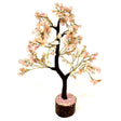 11" Rose Quartz Tree of Life Crystal Tree (300 Rose Quartz Gemstone Beads) - Magick Magick.com