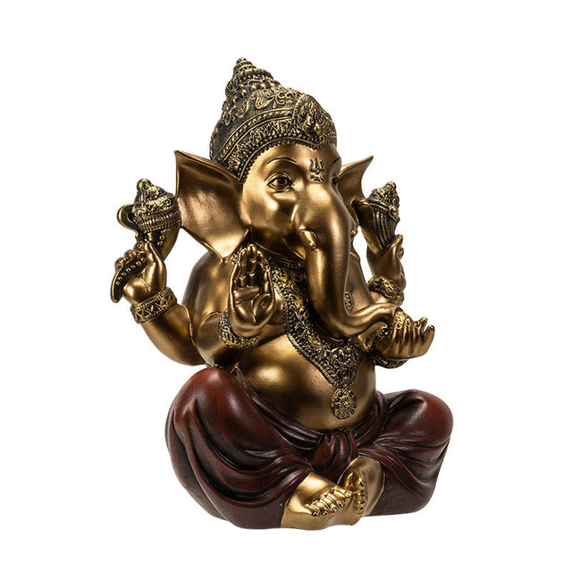 11" Seated Ganesha Statue - Magick Magick.com