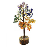 11" Seven Chakra Tree of Life Crystal Tree (300 Assorted Gemstone Beads) - Magick Magick.com