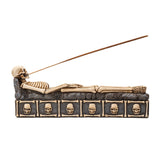 11.25" Skeleton Stick Incense Burner Box - Magick Magick.com