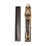 11.25" Skeleton Stick Incense Burner Box - Magick Magick.com