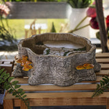 11.25" Tree Stump Planter Display - Magick Magick.com