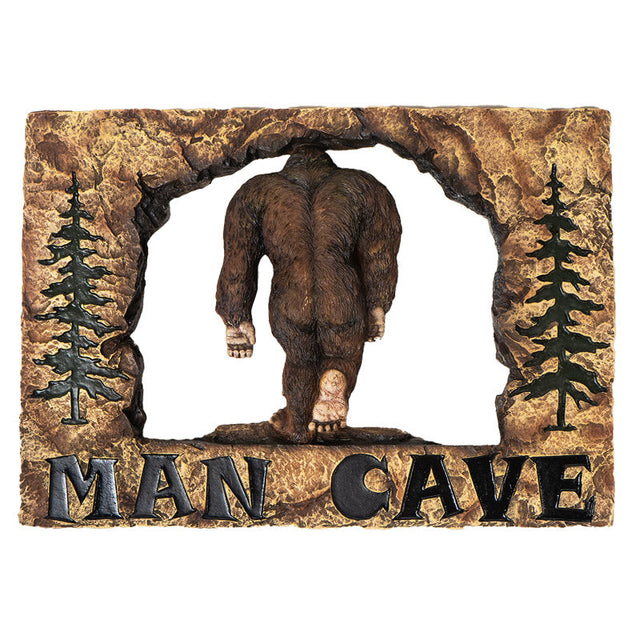 11.7" Big Foot Man Cave Plaque - Magick Magick.com