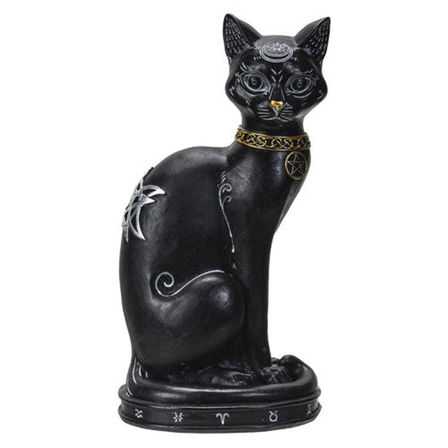 11.8" Black Cat Statue - Magick Magick.com