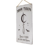 11.8" Broom Parking Metal Sign - Magick Magick.com