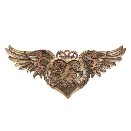 11.8" Steampunk Winged Heart - Magick Magick.com