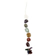 12" Chakra Tumble Stone with Chips Hanging Decor - Magick Magick.com