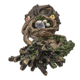 12" Ent Tree Lady Holding Birds Polyresin Statue - Magick Magick.com