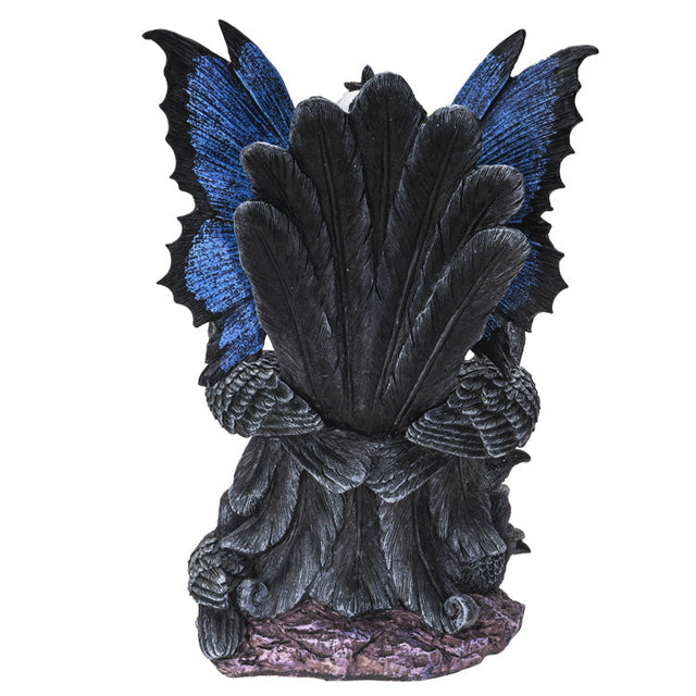 12" Fairy Statue - Queen of the Crows Butterfly Fairy - Magick Magick.com