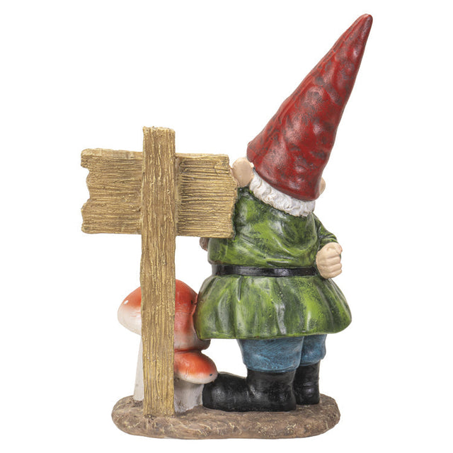 12" Gnome Statue - Quiet Gnome - Magick Magick.com