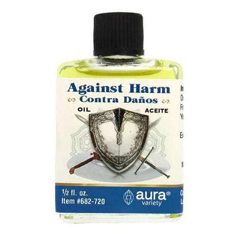 1/2 oz Aura Spiritual Oil - Against Harm (Contra Danos) - Magick Magick.com