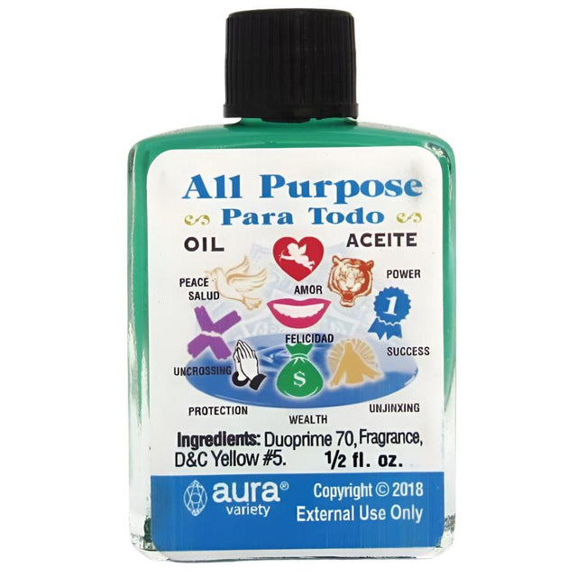 1/2 oz Aura Spiritual Oil - All Purpose (Para Todo) - Magick Magick.com